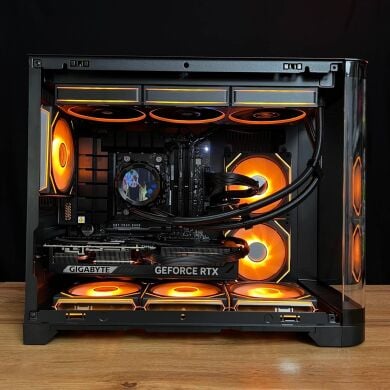 Збірка під замовлення: новий ігровий ПК GameMax Hype-M Black Tower / AMD Ryzen 7 7700 (8 (16) ядер по 3.8 - 5.3 GHz) / 32 GB DDR5 / 1000 GB SSD M.2 / nVidia GeForce RTX 5070, 12 GB GDDR7, 192-bit / 750W