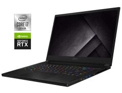 Ігровий ноутбук MSI GS66 Stealth 10SE / 15.6" (1920x1080) IPS / Intel Core i7-10875H (8 (16) ядра по 2.3 - 5.1 GHz) / 16 GB DDR4 / 512 GB SSD / nVidia GeForce RTX 2060, 6 GB GDDR6, 192-bit / WebCam