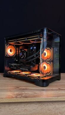 Збірка під замовлення: новий ігровий ПК GameMax Hype-M Black Tower / AMD Ryzen 7 7700 (8 (16) ядер по 3.8 - 5.3 GHz) / 32 GB DDR5 / 1000 GB SSD M.2 / nVidia GeForce RTX 5070, 12 GB GDDR7, 192-bit / 750W