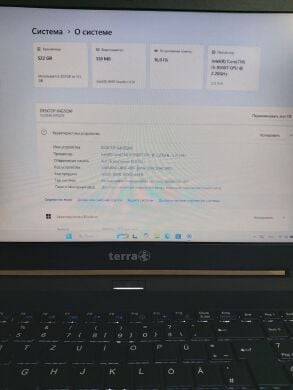 Ноутбук Terra Mobile 1543 / 15.6" (1920x1080) TN / Intel Core i5-9500T (6 ядер по 2.2 - 3.7 GHz) / 16 GB DDR4 / 240 GB SSD + 320 GB HDD / Intel UHD Graphics 630 / WebCam / DVD-ROM
