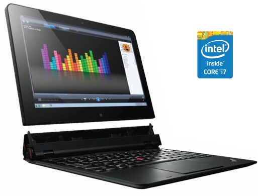 Нетбук-трансформер Б-клас Lenovo ThinkPad Helix / 11.6" (1920x1080) IPS Touch / Intel Core i7-3667U (2 (4) ядра по 2.0 - 3.2 GHz) / 8 GB DDR3 / 256 GB SSD / Intel HD Graphics 4000 / WebCam / Win 10 Pro / 2x АКБ Нетбук-трансформер Б-клас Lenovo ThinkPad Helix / 11.6" (1920x1080) IPS Touch / Intel Core i7-3667U (2 (4) ядра по 2.0 - 3.2 GHz) / 8 GB DDR3 / 256 GB SSD / Intel HD Graphics 4000 / WebCam / Win 10 Pro / 2x АКБ