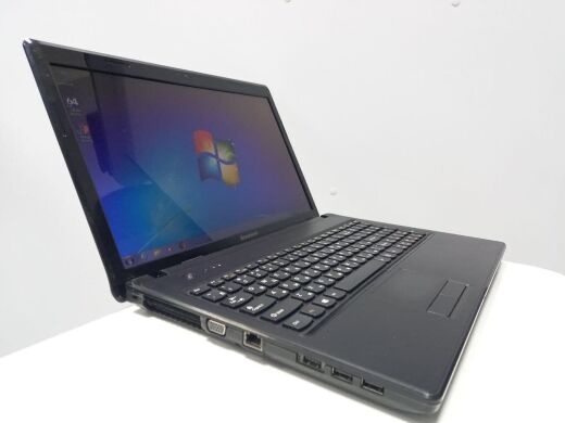 Ноутбук Lenovo IdeaPad G575 / 15.6" (1366x768) TN / AMD E-450 (2 ядра по 1.66 GHz) / 4 GB DDR3 / 320 GB HDD / AMD Radeon HD 6320 / WebCam 