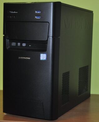 Компьютер Medion Akoya P5360 E-MT22 Tower / Intel Core i5-6402P (4 ядра по 2.8 - 3.4 GHz) / 16 GB DDR4 / 128 GB SSD + 4000 GB HDD / Intel HD Graphics 510 / DVD-ROM / Windows 11 Home