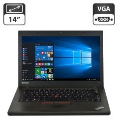 Ноутбук Lenovo ThinkPad T450 / 14" (1600x900) TN / Intel Core i5-5200U (2 (4) ядра по 2.2 - 2.7 GHz) / 4 GB DDR3 / 500 GB HDD / Intel HD Graphics 5500 / WebCam