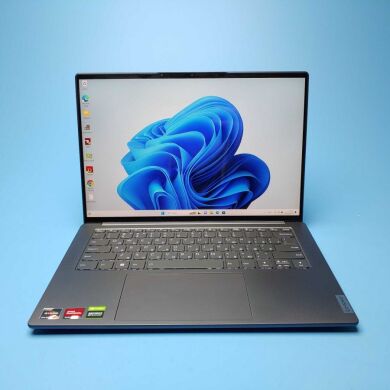 Игровой ультрабук Lenovo Yoga Slim 7 Pro 14ARH7 / 14" (3072x1920) IPS Touch / AMD Ryzen 9 6900HS (8 (16) ядер по 3.3 - 4.9 GHz) / 32 GB DDR5 / 256 GB SSD / nVidia GeForce RTX 3050, 4 GB GDDR6, 128-bit / WebCam / Win 11 Home