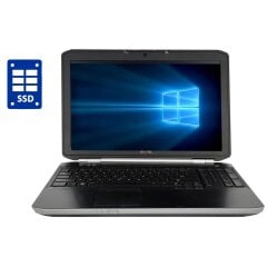 Ноутбук Б-клас Dell Latitude E5520 / 15.6" (1366x768) TN / Intel Core i3-2310M (2 (4) ядра по 2.1 GHz) / 8 GB DDR3 / 128 GB SSD / Intel HD Graphics 3000 / WebCam / Win 10