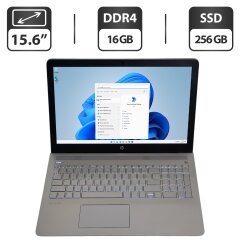 Ноутбук HP Pavilion 15-CC152OD / 15.6" (1366x768) TN / Intel Core i5-8250U (4 (8) ядра по 1.6 - 3.4 GHz) / 16 GB DDR4 / 256 GB SSD / Intel UHD Graphics 620 / WebCam / DVD-ROM