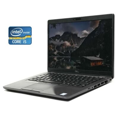 Ультрабук Б-класс Dell Latitude 5400 / 14" (1920x1080) IPS / Intel Core i5-8265U (4 (8) ядра по 1.6 - 3.9 GHz) / 8 GB DDR4 / 256 GB SSD / Intel UHD Graphics 620 / WebCam / Win 10 Pro