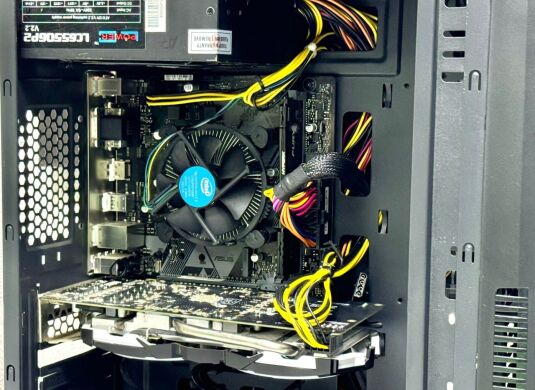 Игровой ПК Frime Expert PC Basic Tower / Intel Core i5-9400 (6 ядер по 2.9 - 4.1 GHz) / 16 GB DDR4 / 512 GB SSD / nVidia GeForce GTX 1660 Super, 6 GB GDDR6, 192-bit / 500W / Win 10