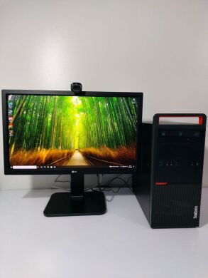 Комплект: Lenovo ThinkCentre M800 Tower / Intel Core i5-6600K (4 ядра по 3.5 - 3.9 GHz) / 16 GB DDR4 / 512 GB SSD + 500 GB HDD / nVidia GeForce GTX 1050 Ti, 4 GB GDDR5, 128-bit / DVD-ROM + Монитор LG 24MB37PM-B / 24" (1920x1080) IPS Комплект: Lenovo ThinkCentre M800 Tower / Intel Core i5-6600K (4 ядра по 3.5 - 3.9 GHz) / 16 GB DDR4 / 512 GB SSD + 500 GB HDD / nVidia GeForce GTX 1050 Ti, 4 GB GDDR5, 128-bit / DVD-ROM + Монитор LG 24MB37PM-B / 24" (1920x1080) IPS