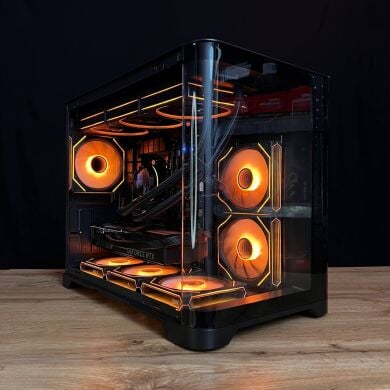 Збірка під замовлення: новий ігровий ПК GameMax Hype-M Black Tower / AMD Ryzen 7 7700 (8 (16) ядер по 3.8 - 5.3 GHz) / 32 GB DDR5 / 1000 GB SSD M.2 / nVidia GeForce RTX 5070, 12 GB GDDR7, 192-bit / 750W
