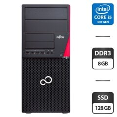 Комп'ютер Fujitsu Esprimo P720 E90 Tower / Intel Core i5-4570 (4 ядра по 3.2 - 3.6 GHz) / 8 GB DDR3 / 128 GB SSD / Intel HD Graphics 4600 / 280W