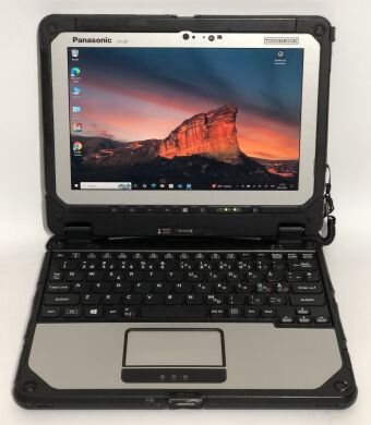 Захищений нетбук-трансформер Б-клас Panasonic Toughbook CF-20 MK2 / 10.1" (1920x1200) IPS Touch / Intel Core i5-7Y57 (2 (4) ядра по 1.2 - 3.3 GHz) / 8 GB DDR3 / 256 GB SSD / Intel HD Graphics 615 / WebCam / Win 10 Pro