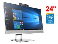 Моноблок HP EliteOne 800 G5 All-in-One / 24" (1920x1080) IPS / Intel Core i7-9700 (8 ядер по 3.0 - 4.7 GHz) / 16 GB DDR4 / 256 GB SSD / Intel UHD Graphics 630 / WebCam / Wi-Fi /  Win 10