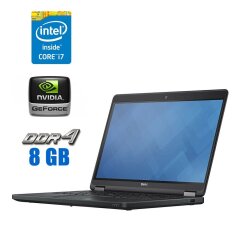 Ігровий ноутбук Dell Latitude E5450 / 14" (1920x1080) IPS / Intel Core i7-5600U (2 (4) ядра по 2.6 - 3.2 GHz) / 8 GB DDR3 / 120 GB SSD / nVidia GeForce 840M, 2 GB DDR3, 64-bit / WebCam / USB 3.0 / HDMI