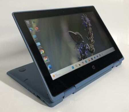 Нетбук-трансформер HP ProBook x360 11 G5 EE / 11.6" (1366x768) IPS Touch / Intel Celeron N4120 (4 ядра по 1.1 - 2.6 GHz) / 4 GB DDR4 / 128 GB SSD / Intel HD Graphics 605 / WebCam / Win 11 Pro