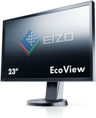 Монитор Eizo FlexScan EV2336W / 23" (1920x1080) IPS / 1x DisplayPort, 1x DVI, 1x VGA, 3x USB 2.0 / 2x 1W /  VESA 100x100 / Pivot