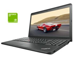 Ноутбук Б-класс Lenovo ThinkPad E531 / 15.6" (1366x768) TN / Intel Core i3-3110M (2 (4) ядра по 2.4 GHz) / 6 GB DDR3 / 128 GB SSD / nVidia GeForce GT 740M, 2 GB GDDR3, 64-bit / WebCam / Win 10 Pro / Батарея не держит