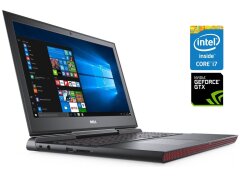 Игровой ноутбук Б-класс Dell Inspiron 15 Gaming 7567 / 15.6" (1920x1080) TN / Intel Core i7-7700HQ (4 (8) ядра по 2.8 - 3.8 GHz) / 16 GB DDR4 / 120 GB SSD + 1000 GB HDD / nVidia GeForce GTX 1050 Ti, 4 GB GDDR5, 128-bit / WebCam