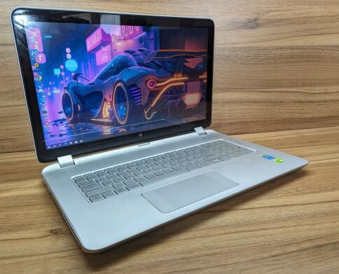 Ноутбук Б-клас HP ENVY m7-a211dx / 17.3" (1920x1080) WVA Touch / Intel Core i7-5500U (2 (4) ядра по 2.4 - 3.0 GHz) / 16 GB DDR3 / 480 GB SSD / nVidia GeForce 840M, 2 GB DDR3, 64-bit / WebCam / Windows 10 Ноутбук Б-клас HP ENVY m7-a211dx / 17.3" (1920x1080) WVA Touch / Intel Core i7-5500U (2 (4) ядра по 2.4 - 3.0 GHz) / 16 GB DDR3 / 480 GB SSD / nVidia GeForce 840M, 2 GB DDR3, 64-bit / WebCam / Windows 10