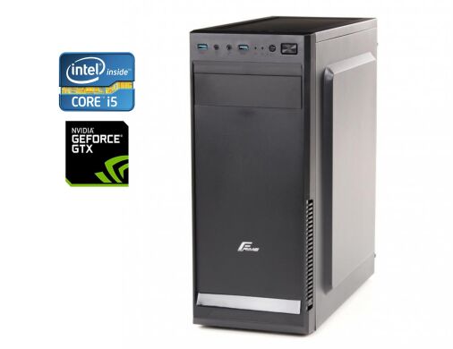 Игровой ПК Frime Expert PC Basic Tower / Intel Core i5-9400 (6 ядер по 2.9 - 4.1 GHz) / 16 GB DDR4 / 512 GB SSD / nVidia GeForce GTX 1660 Super, 6 GB GDDR6, 192-bit / 500W / Win 10