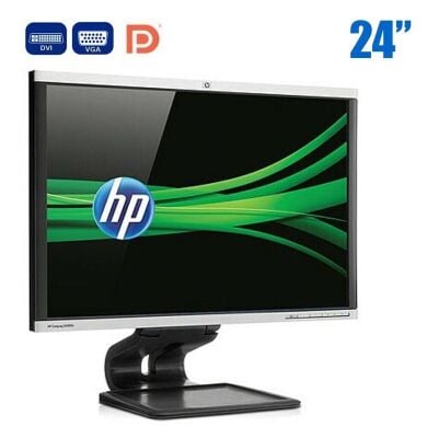 Монитор HP Compaq LA2405x / 24" (1920x1200) TN / DVI, DisplayPort, VGA, USB-Hub / VESA 100x100 + Кабель питания