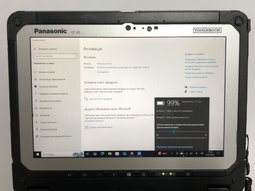 Захищений нетбук-трансформер Б-клас Panasonic Toughbook CF-20 MK2 / 10.1" (1920x1200) IPS Touch / Intel Core i5-7Y57 (2 (4) ядра по 1.2 - 3.3 GHz) / 8 GB DDR3 / 256 GB SSD / Intel HD Graphics 615 / WebCam / Win 10 Pro