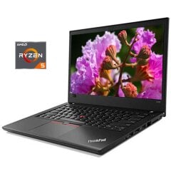 Ультрабук Lenovo ThinkPad A485 / 14" (1920x1080) IPS / AMD Ryzen 5 Pro 2500U (4 (8) ядра по 2.0 - 3.6 GHz) / 8 GB DDR4 / 256 GB SSD / AMD Radeon Vega 8 Graphics / WebCam