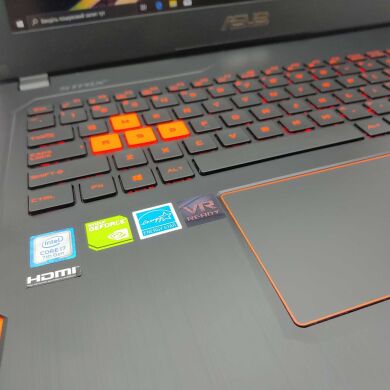 Игровой ноутбук Asus ROG Strix GL502VM / 15.6" (1920x1080) IPS / Intel Core i7-7700HQ (4 (8) ядра по 2.8 - 3.8 GHz) / 16 GB DDR4 / 1 TB SSD / nVidia GeForce GTX 1060, 3 GB GDDR5, 192-bit / WebCam / HDMI