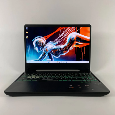 Игровой ноутбук Б-класс Asus TUF Gaming FX505DT / 15.6" (1920x1080) IPS / AMD Ryzen 5 3550H (4 (8) ядра по 2.1 - 3.7 GHz) / 16 GB DDR4 / 512 GB SSD / nVidia GeForce GTX 1650, 4 GB GDDR6, 128-bit / HDMI / WebCam