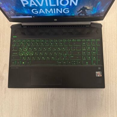 Игровой ноутбук Б-класс HP Pavilion Gaming 15-ec2023ua / 15.6" (1920x1080) IPS / AMD Ryzen 5 5600H (6 (12) ядер по 3.3&nbsp;- 4.2&nbsp;GHz) / 8 GB DDR4 / 512 GB SSD / nVidia GeForce RTX 3050 Ti, 4 GB GDDR6, 128-bit / WebCam