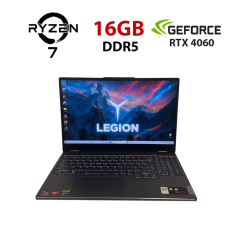 Ігровий ноутбук Б-клас Lenovo Legion 5 15ARP8 / 15.6" (2560x1440) IPS / AMD Ryzen 7 7735HS (8 (16) ядер 3.2 - 4.75 GHz) / 16 GB DDR5 / 512 GB SSD / nVidia GeForce RTX 4060, 8 GB GDDR6, 128-bit / WebCam