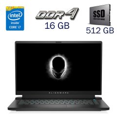 Игровой ноутбук Dell Alienware M15 R4 / 15.6" (1920x1080) IPS / Intel Core i7-10870H (8 (16) ядер по 2.2 - 5.0 GHz) / 16 GB DDR4 / 512 GB SSD / nVidia GeForce RTX 3070, 8 GB GDDR6, 256-bit / WebCam