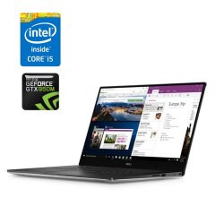 Ігровий ноутбук Dell XPS 15 9550 / 15.6" (1920x1080) IPS / Intel Core i5-6300HQ (4 ядра по 2.3 - 3.2 GHz) / 16 GB DDR4 / 240 GB SSD / nVidia GeForce GTX 960M, 2 GB GDDR5, 128-bit / WebCam