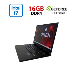 Ігровий ноутбук HP Omen 17-ck0020ca / 17.3" (2560x1440) IPS / Intel Core i7-11800H (8 (16) ядер по 2.3 - 4.6 GHz) / 16 GB DDR4 / 1000 GB SSD M.2 NVMe / nVidia GeForce RTX 3070, 8 GB GDDR6, 256-bit / WebCam