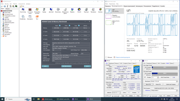 Комплект: Материнская плата Dell Optiplex 7020 / Intel Xeon E3-1240 v3 (4 (8) ядра по 3.4 - 3.8 GHz) (аналог i7-4770) / 32 GB DDR3 / Кулер Dell