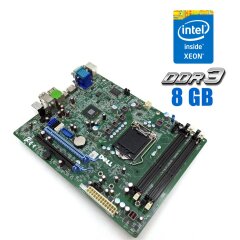 Комплект: Новая материнская плата Dell Optiplex 7010 SFF + Intel Xeon E3-1225 (4 ядера по 3.1 - 3.4 GHz) (аналог i5-2400) + 8 GB DDR3