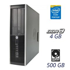 Комп'ютер HP Compaq Elite 8300 SFF / Intel Pentium G2020 (2 ядра по 2.9 GHz) / 4 GB DDR3 / 500 GB HDD