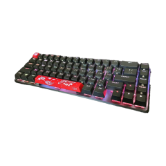 Механічна ігрова дротова клавіатура HyperX Alloy Origins Aqua / повнорозмірна / чорна