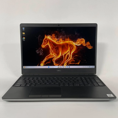 Мобільна робоча станція Dell Precision 7550 / 15.6" (1920x1080) IPS / Intel Core i7-10750H (6 (12) ядер по 2.6 - 5.0 GHz) / 16 GB DDR4 / 512 GB SSD / nVidia Quadro RTX 3000, 6 GB GDDR6, 192-bit / WebCam / HDMI