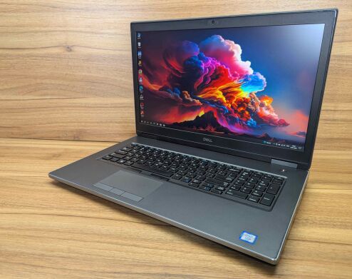 Мобильная рабочая станция Dell Precision 7740 / 17.3" (1920x1080) IPS / Intel Xeon E-2276M (6 (12) ядер по 2.8 - 4.7 GHz) / 32 GB DDR4 / 1000 GB SSD / nVidia Quadro RTX 4000, 8 GB GDDR6, 256-bit / WebCam / HDMI / Windows 10