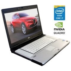 Мобільна робоча станція Fujitsu Celsius H710 / 15.6" (1920x1080) TN / Intel Core i7-2720QM (4 (8) ядра по 2.2 - 3.3 GHz) / 8 GB DDR3 / 500 GB HDD / nVidia Quadro 1000M, 2 GB GDDR3, 128-bit / WebCam / DVD-ROM
