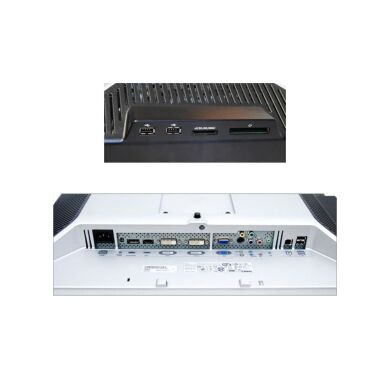 Монітор Dell 2408 WFP / 24" (1920x1200) S-PVA CCFL / 2x DVI-D, 1x DP, 1x HDMI, 1x VGA, 1x S-Video, USB-Hub, 4xRCA, 1x Audio Port