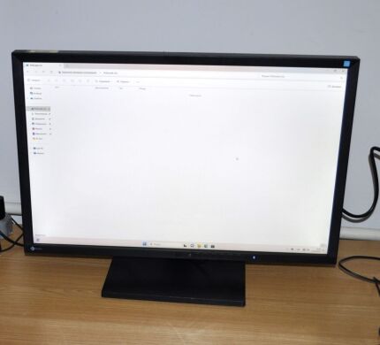 Монітор EIZO FlexScan EV2436W / 24" (1920x1200) IPS / USB, VGA, DVI, DisplayPort / Вбудовані колонки 2x 1W / VESA 100x100 + Кабелі (VGA, DVI, DisplayPort на вибір) та живлення в комплекті Монітор EIZO FlexScan EV2436W / 24" (1920x1200) IPS / USB, VGA, DVI, DisplayPort / Вбудовані колонки 2x 1W / VESA 100x100 + Кабелі (VGA, DVI, DisplayPort на вибір) та живлення в комплекті