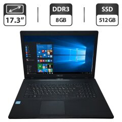 Ноутбук Asus X75A / 17.3" (1600x900) TN / Intel Core i5-3230M (2 (4) ядра по 2.6 - 3.2 GHz) / 8 GB DDR3 / 512 GB SSD / Intel HD Graphics 4000 / WebCam / DVD-ROM