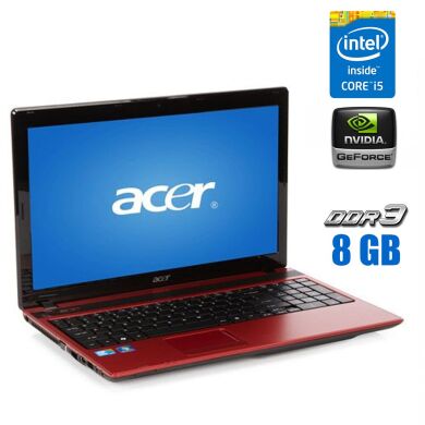 Ноутбук Б-клас Acer Aspire 5742G / 15.6" (1366x768) TN / Intel Core i5-480M (2 (4) ядра по 2.66 - 2.93 GHz) / 8 GB DDR3 / 320 GB HDD / nVidia GeForce GT 540M, 2 GB DDR3, 128-bit / WebCam / АКБ не держит