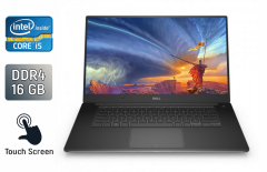 Ноутбук Б-класс Dell Precision 5520 / 15.6" (3840x2160) IPS Touch / Intel Core i5-7440HQ (4 ядра по 2.8 - 3.8 GHz) / 16 GB DDR4 / 256 GB SSD / Intel HD Graphics 630 / HDMI