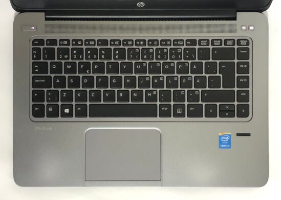 Ноутбук Б-клас HP EliteBook Folio 1040 G2 / 14" (1600x900) TN / Intel Core i5-5200U (2 (4) ядра по 2.2 - 2.7 GHz) / 8 GB DDR3 / 128 GB SSD / Intel HD Graphics 5500 / WebCam / Win 10 Pro