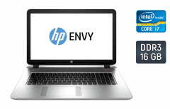 Ноутбук Б-класс HP ENVY m7-a211dx / 17.3" (1920x1080) WVA Touch / Intel Core i7-5500U (2 (4) ядра по 2.4 - 3.0 GHz) / 16 GB DDR3 / 480 GB SSD / nVidia GeForce 840M, 2 GB DDR3, 64-bit / WebCam / Windows 10