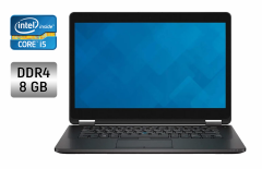 Ноутбук Dell Latitude E7470 / 14" (1366x768) TN / Intel Core i5-6200U (2 (4) ядра по 2.3 - 2.8 GHz) / 8 GB DDR4 / 256 GB SSD / Intel HD Graphics 520 / WebCam / Windows 10